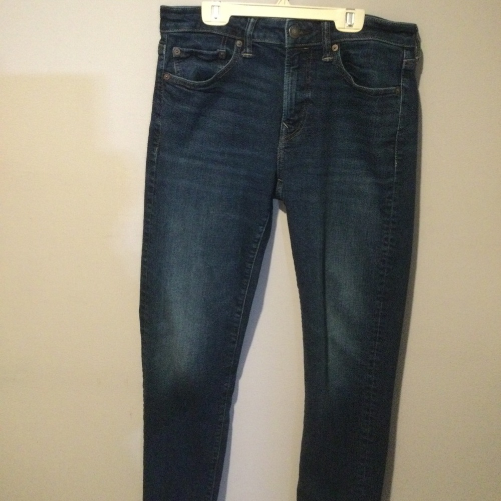 AMERICAN EAGLE MENS AIRFLEX + SLIM STRAIGHT LEG JEANS 30” x 32” ACTUAL 32 x 30”